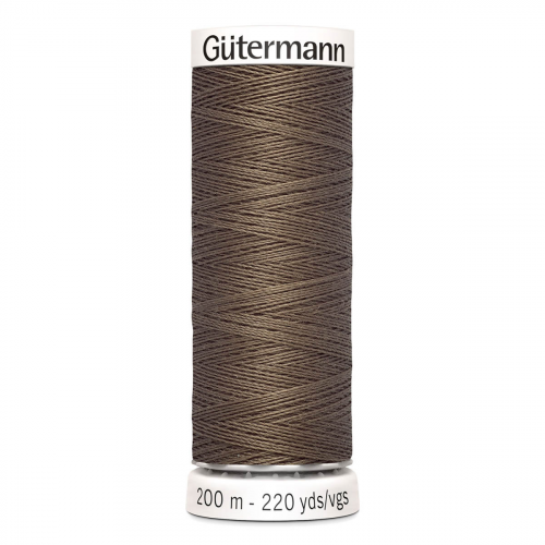 01 Нить Sew-All 100/200 м для всех материалов, 100% полиэстер Gutermann 748277 (209 серо-бежевый) Guetermann