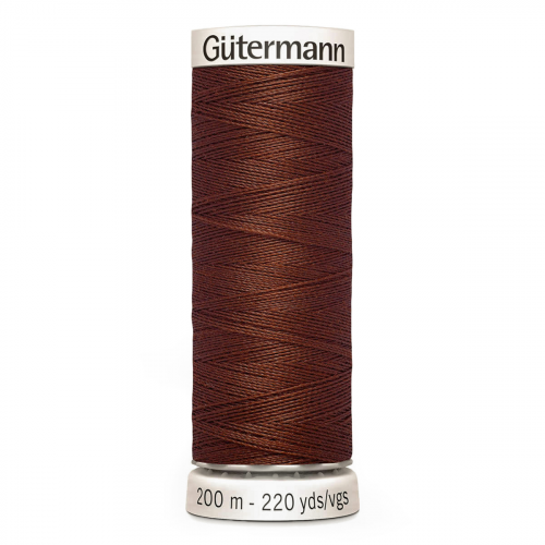 01 Нить Sew-All 100/200 м для всех материалов, 100% полиэстер Gutermann 748277 (230 трюфельный) Guetermann