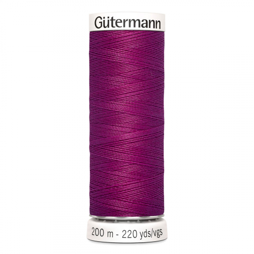 01 Нить Sew-All 100/200 м для всех материалов, 100% полиэстер Gutermann 748277 (247 фуксия) Guetermann