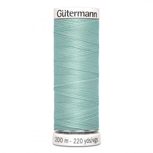01 Нить Sew-All 100/200 м для всех материалов, 100% полиэстер Gutermann 748277 (331 пыльно серо-бирюзовый) Guetermann