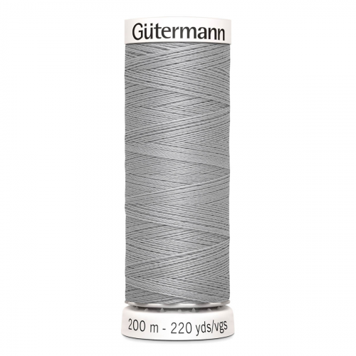 01 Нить Sew-All 100/200 м для всех материалов, 100% полиэстер Gutermann 748277 (038 св.серый) Guetermann