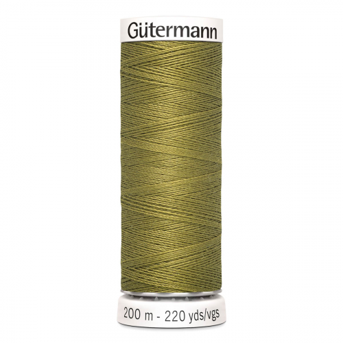 01 Нить Sew-All 100/200 м для всех материалов, 100% полиэстер Gutermann 748277 (397 темно-горчичный) Guetermann