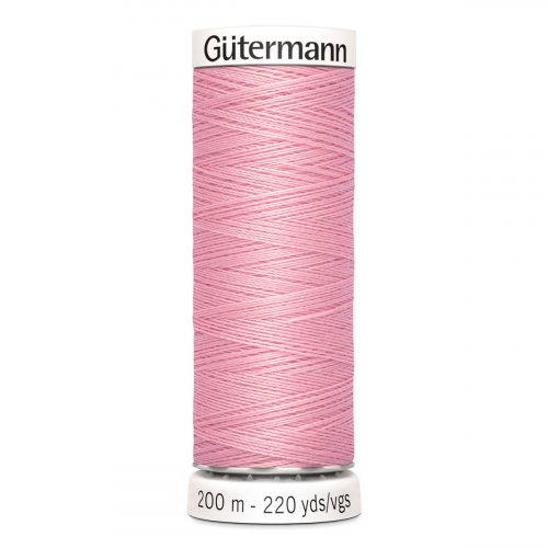 01 Нить Sew-All 100/200 м для всех материалов, 100% полиэстер Gutermann 748277 (043 бледно-розовый) Guetermann