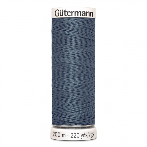 01 Нить Sew-All 100/200 м для всех материалов, 100% полиэстер Gutermann 748277 (435 зелено-синий) Guetermann