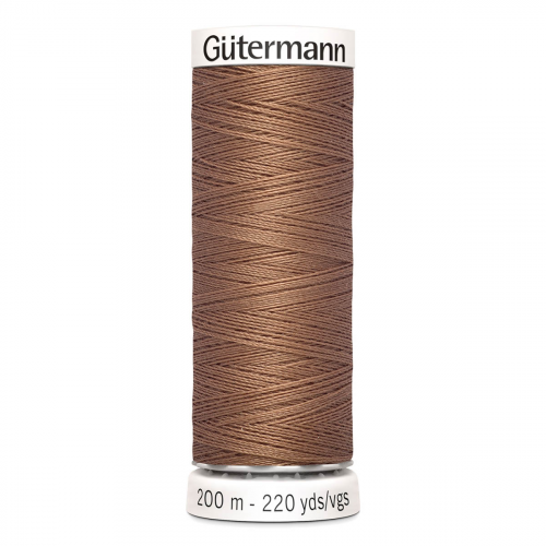 01 Нить Sew-All 100/200 м для всех материалов, 100% полиэстер Gutermann 748277 (444 т.бежево-розовый) Guetermann