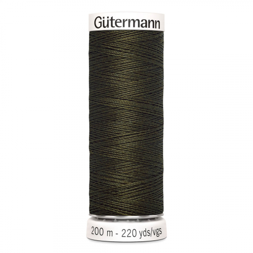 01 Нить Sew-All 100/200 м для всех материалов, 100% полиэстер Gutermann 748277 (531 т.т.хаки) Guetermann