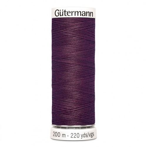 01 Нить Sew-All 100/200 м для всех материалов, 100% полиэстер Gutermann 748277 (517 маргеланская слива) Guetermann