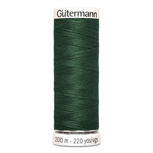 01 Нить Sew-All 100/200 м для всех материалов, 100% полиэстер Gutermann 748277 (555 т.серо-зеленый) Guetermann