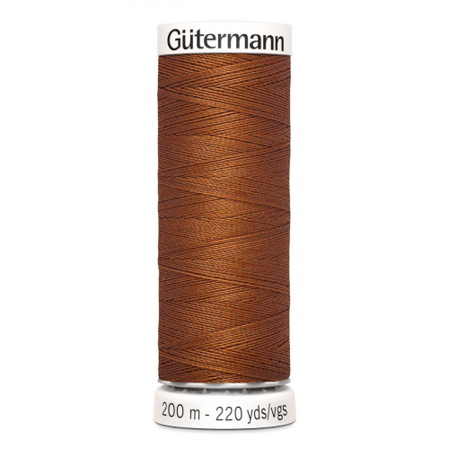 01 Нить Sew-All 100/200 м для всех материалов, 100% полиэстер Gutermann 748277 (649 перламутрово-медный) Guetermann