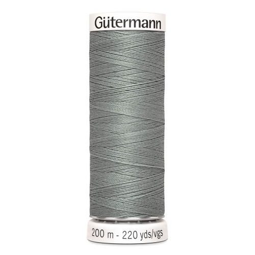 01 Нить Sew-All 100/200 м для всех материалов, 100% полиэстер Gutermann 748277 (634 пепельно серовато-зеленый) Guetermann