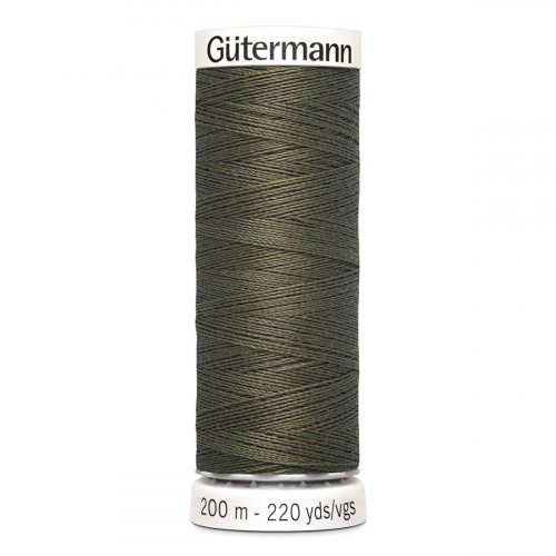 01 Нить Sew-All 100/200 м для всех материалов, 100% полиэстер Gutermann 748277 (676 св.хаки) Guetermann