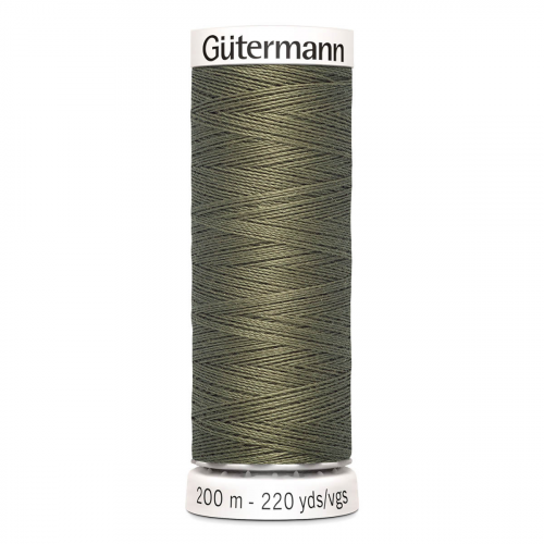 01 Нить Sew-All 100/200 м для всех материалов, 100% полиэстер Gutermann 748277 (825 золотисто-оливковый) Guetermann