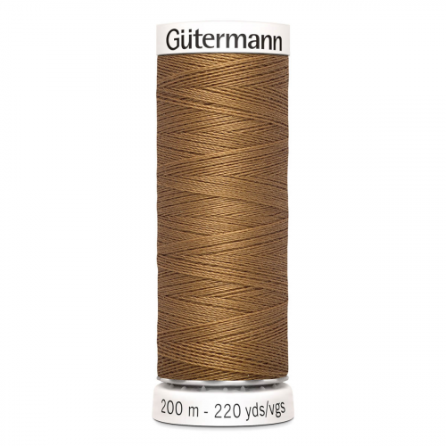 01 Нить Sew-All 100/200 м для всех материалов, 100% полиэстер Gutermann 748277 (887 бежево-горчичный) Guetermann