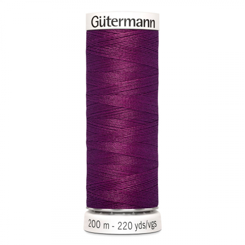 01 Нить Sew-All 100/200 м для всех материалов, 100% полиэстер Gutermann 748277 (912 т.фуксия) Guetermann