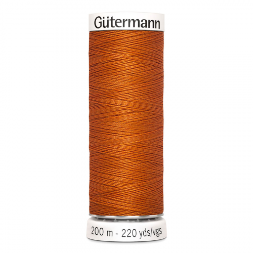 01 Нить Sew-All 100/200 м для всех материалов, 100% полиэстер Gutermann 748277 (932 рыжий) Guetermann