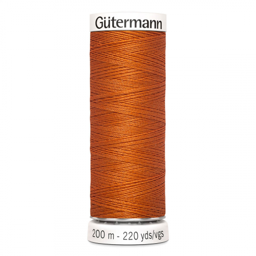 01 Нить Sew-All 100/200 м для всех материалов, 100% полиэстер Gutermann 748277 (982 св.рыжий) Guetermann