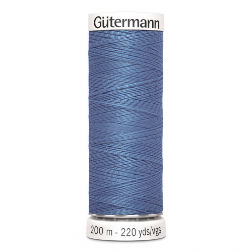 01 Нить Sew-All 100/200 м для всех материалов, 100% полиэстер Gutermann 748277 (965 дымчато серо-голубой) Guetermann