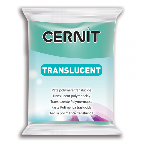 CE0920056 Пластика полимерная запекаемая 'Cernit 'TRANSLUCENT' прозрачный 56 гр. (620 прозрачный изумруд)