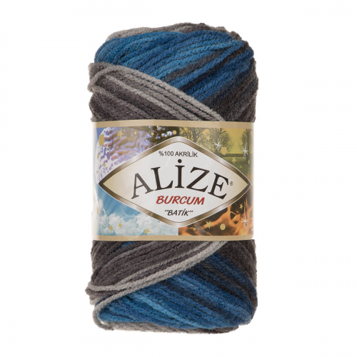 Пряжа ALIZE 'Burcum Batik' 100гр. 210м. (100% акрил) ТУ (4200 секционный) Alize