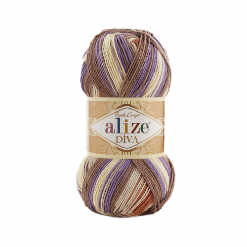 Пряжа ALIZE 'Diva batik' 100гр. 350м. (100% микрофибра) ТУ (7391 секционный) Alize