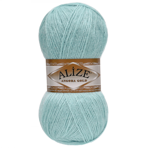 Пряжа ALIZE 'Angora Gold' 100гр. 550м (80%акр, 20%шерсть) ТУ (114 мята) Alize