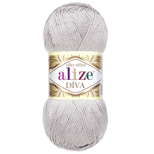 Пряжа ALIZE 'Diva' 100гр. 350м. (100% микрофибра) ТУ (168 морская ракушка) Alize