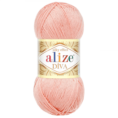 Пряжа ALIZE 'Diva' 100гр. 350м. (100% микрофибра) ТУ (363 нежная роза) Alize