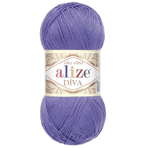 Пряжа ALIZE 'Diva' 100гр. 350м. (100% микрофибра) ТУ (851 фиолетовый) Alize