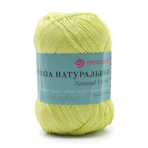 Пряжа Пехорка 'Вискоза натуральная' (100%вискоза) (463-Флавиновый)