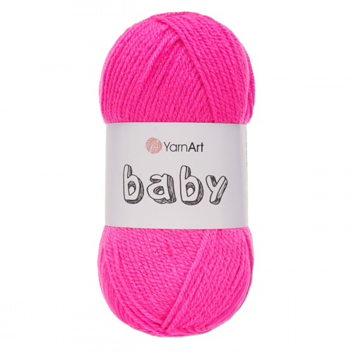 Пряжа YarnArt 'Baby' 50гр 150м (100% акрил) (174 мальва)