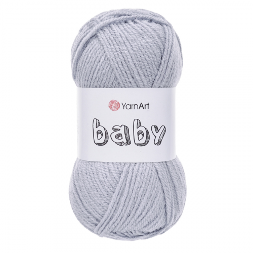 Пряжа YarnArt 'Baby' 50гр 150м (100% акрил) (3072 сине-серый)