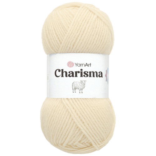 Пряжа YarnArt 'Charisma' 100гр 200м (80% шерсть, 20% акрил) (502 молочный)