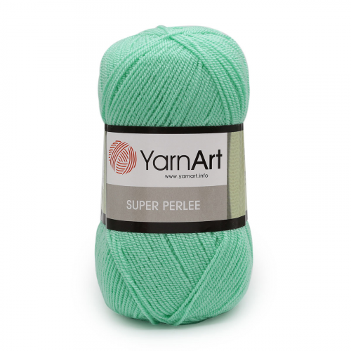 Пряжа YarnArt 'Super Perlee' 100гр 400м (100% акрил) (841 мятный)