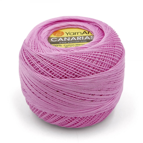 Пряжа YarnArt 'Canarias' 20гр 203м (100% мерсеризированный хлопок) (6319 розово-сиреневый)