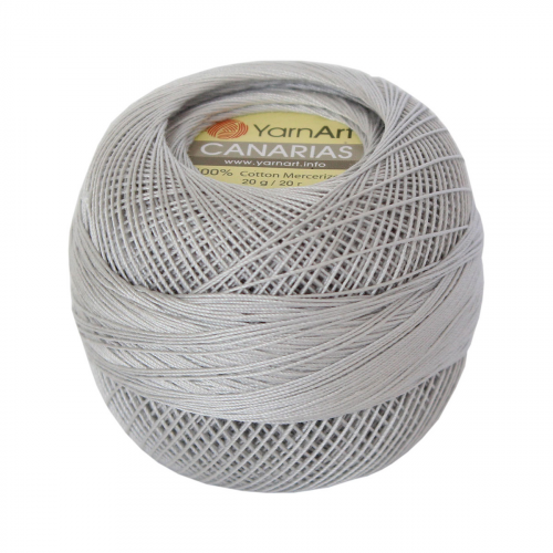 Пряжа YarnArt 'Canarias' 20гр 203м (100% мерсеризированный хлопок) (4920 светло-серый)