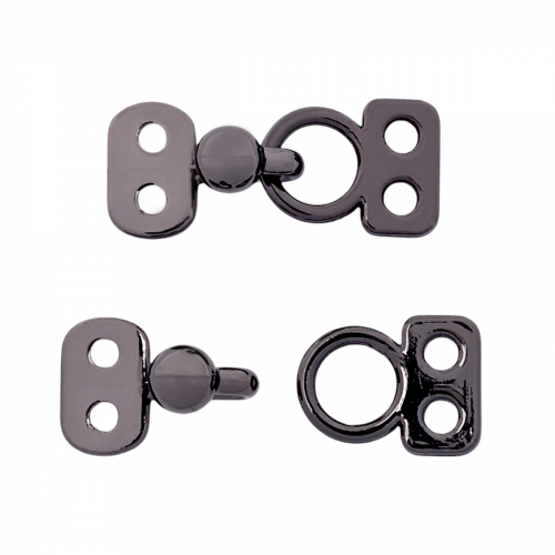 DF-207 Крючок 1,7*0,6см (pewter) АЙРИС
