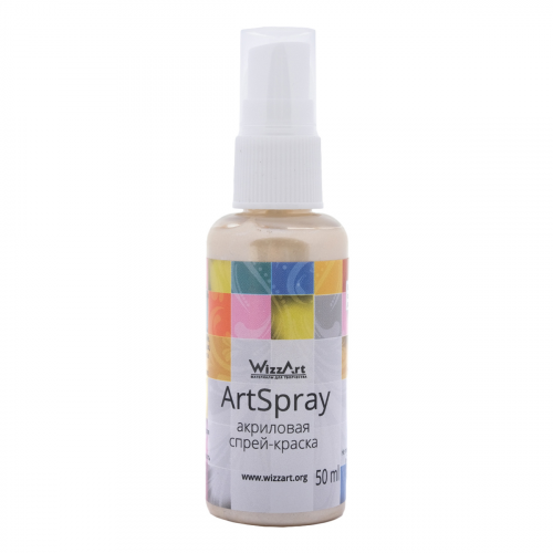 Спрей-Краска ArtSpray, слоновая кость перламутровый 50мл Wizzart