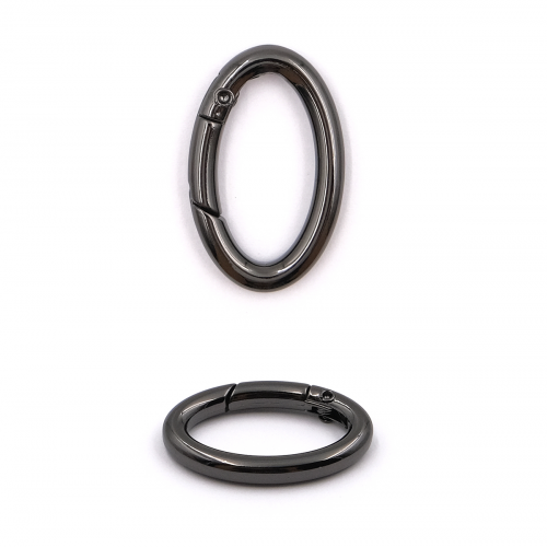 ГУ12863 Карабин-кольцо 30мм, черный никель АЙРИС