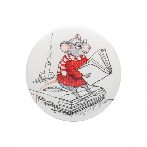 ИГ-15 Магнитная игольница 'Мышка с книжкой' 25*3мм Hobby&Pro