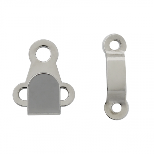 DF-229 Крючок 1,5*1,1см (nickel) АЙРИС