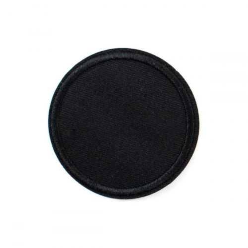 LA431 Термозаплатка круглая 80*80мм (Black (черный)) АЙРИС
