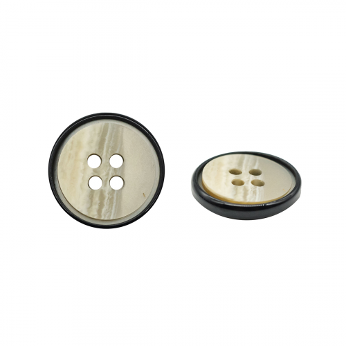NE52 Пуговица 28L (18мм) 4 прокола, пластик (Beige (бежевый)) АЙРИС