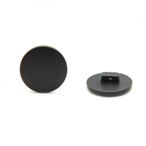 NE68 Пуговица 28L (18мм) на ножке, пластик (Black (черный)) АЙРИС