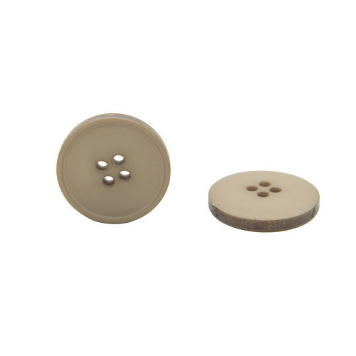 NE56 Пуговица 32L (20мм) 4 прокола, пластик (Beige (бежевый)) АЙРИС