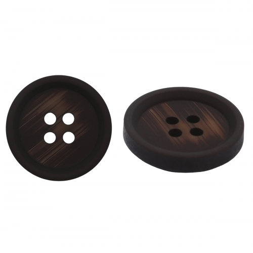 MA112 Пуговица 34L (21мм) 4 прокола, пластик (Brown (коричневый)) АЙРИС
