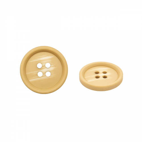 MA112 Пуговица 34L (21мм) 4 прокола, пластик (Beige (бежевый)) АЙРИС