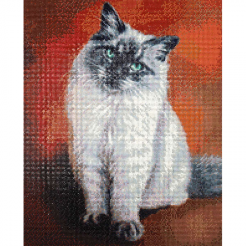 Cr 450066 Алмазная мозаика 'Бирманская кошка' Мария Сергеева, 40*50 см, Cristyle