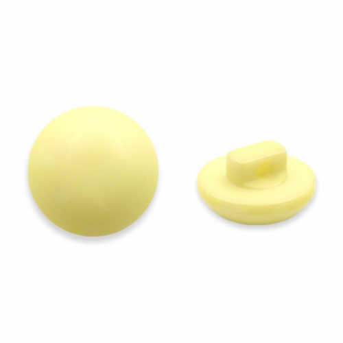PS20 Пуговица 18L (11мм) на ножке, пластик (yellow (желтый)) АЙРИС