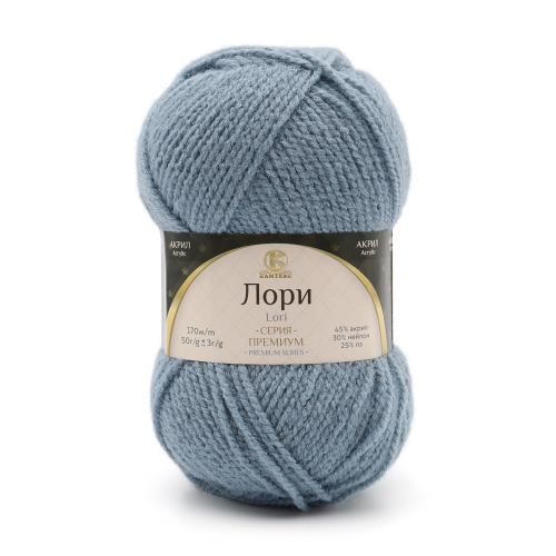 Пряжа Камтекс 'Лори' 50гр.170м. ( акрил 45%, нейлон 30% ПЭ 25%) (288 св. джинса) КАМТЕКС