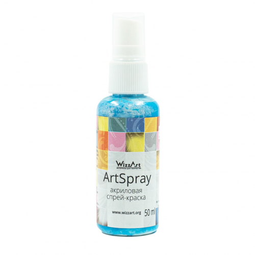 ST8.50 Спрей-краска ArtSpray, голубое небо 50мл Wizzart